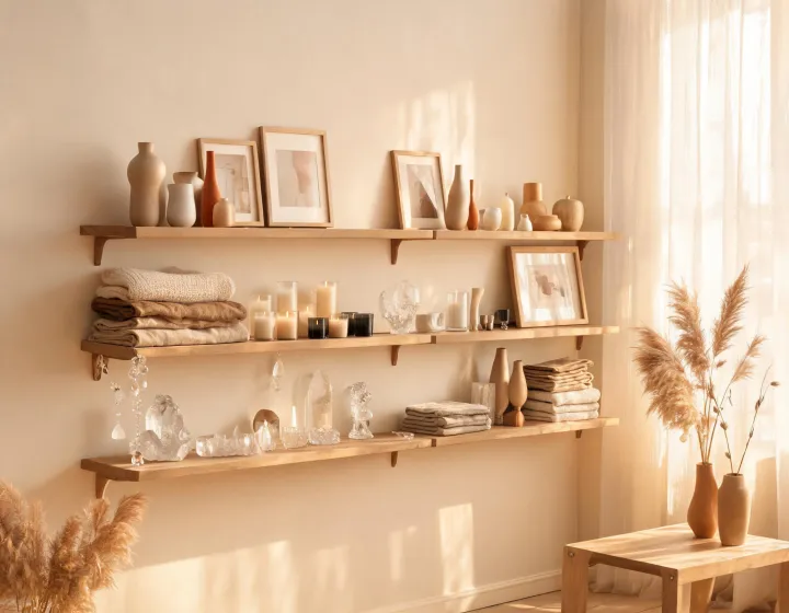 Pottery Barn styled home studio